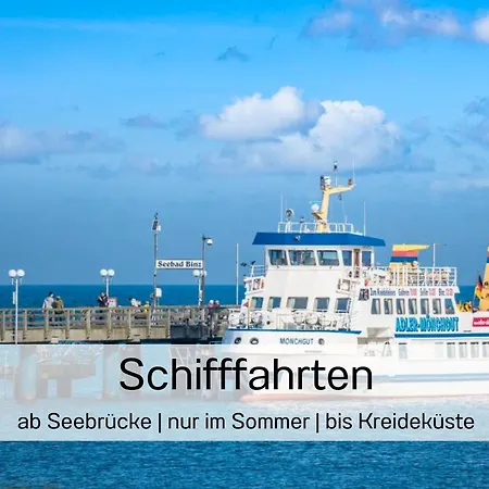 Апартаменты Ostsee-traumferienwohnungen Duenenresort Mit Meerblick Und Balkon Остзебад Бинц