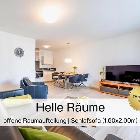 דירה Ostsee-traumferienwohnungen Duenenresort Mit Meerblick Und Balkon בינץ