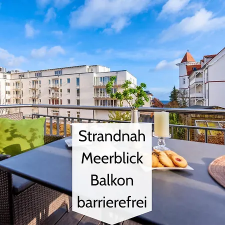 アパート Ostsee-traumferienwohnungen Duenenresort - Meerblick, Balkon & Wallbox, Strandnah ビンツ