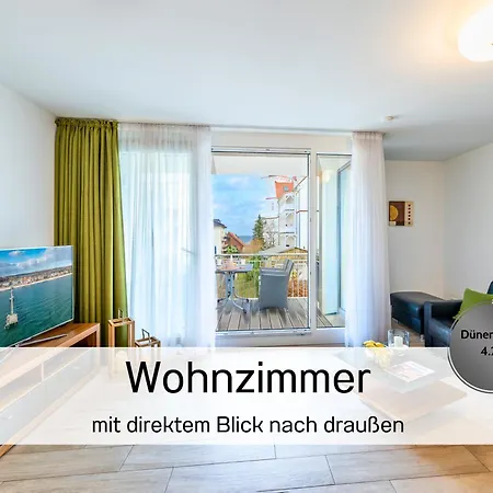 Ostsee-traumferienwohnungen Duenenresort Mit Meerblick Und Balkon דירה בינץ