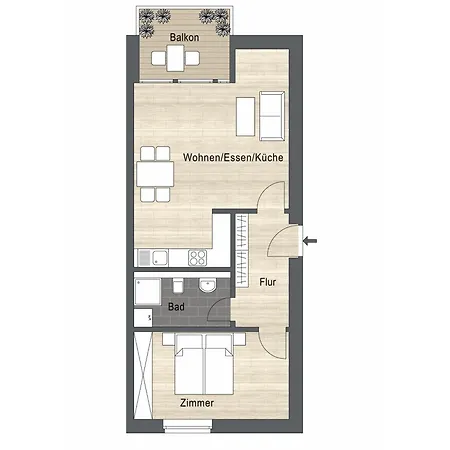Ostsee-traumferienwohnungen Duenenresort Mit Meerblick Und Balkon דירה *