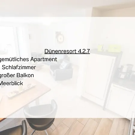 Ostsee-traumferienwohnungen Duenenresort - Meerblick, Balkon & Wallbox, Strandnah Апартаменты *