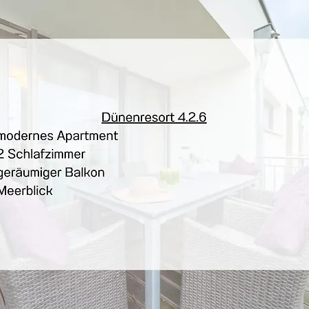 Ostsee-traumferienwohnungen Duenenresort - Meerblick, Balkon & Wallbox, Strandnah アパート